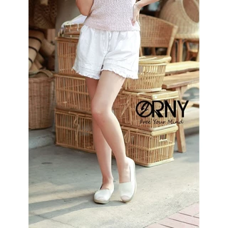 OY988 ® ORNY(ออร์นี่) ® รองเท้าผ้าใบแบบสวม สไตล์เกาหลี