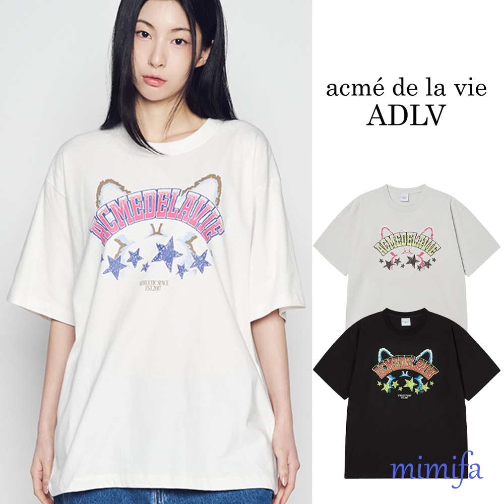 [acme de la vie ADLV] STAR RABBIT SHORT SLEEVE T-SHIRT