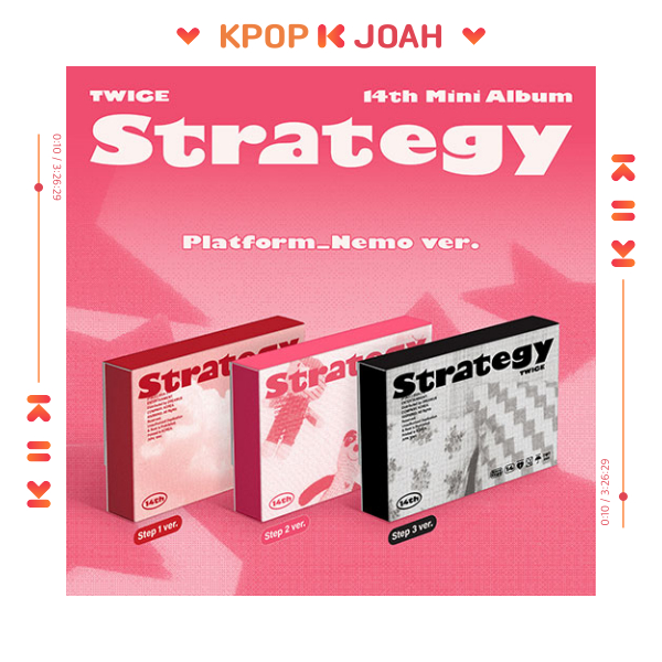 (PLATFORM NEMO ver.) TWICE [STRATEGY] 14th MINI ALBUM (6th Dec.2024)