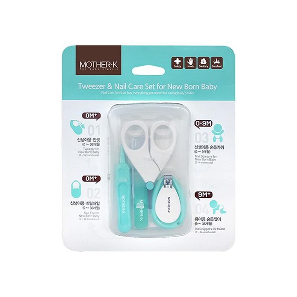 Mother-K Baby Nail Care ชุด 4 ชิ้น Mint สีขาว