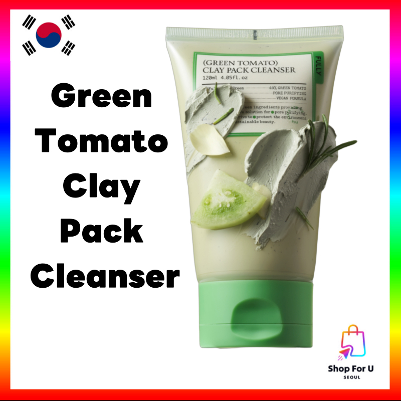[FULLY] Vegan Green Tomato Clay Pack Cleanser 120ml