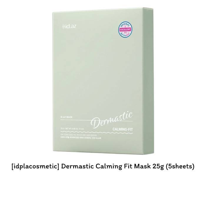 [idplacosmetic] Dermastic Calming Fit Mask 25g (5 แผ่น) / K-BEAUTY