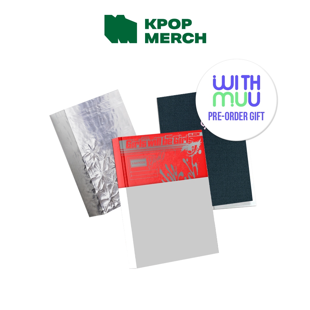 (Withmuu POB) ITZY - 10th Mini Album [ Girls Will Be Girls ] Photobook + Box + Folder Set
