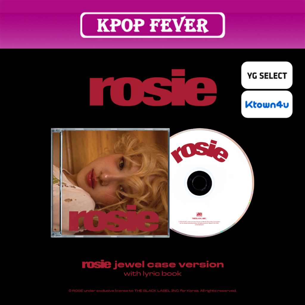 BLACKPINK ROSE – [ rosie ] FIRST STUDIO ALBUM (Jewel ver)