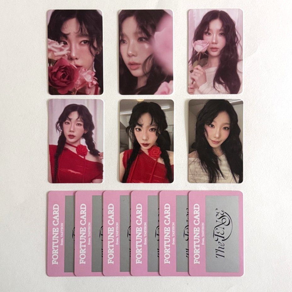 2025 Taeyeon Concert The TENSE สินค้าอย่างเป็นทางการ Fortune Scratch Photocard