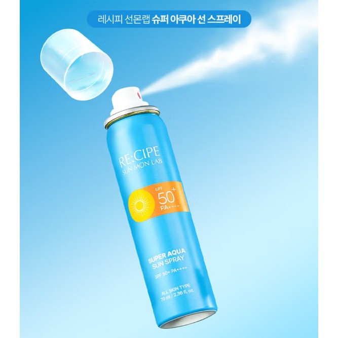 Recipe Sunmon Wrap Super Aqua Sun Spray 70 ml  2 เอ