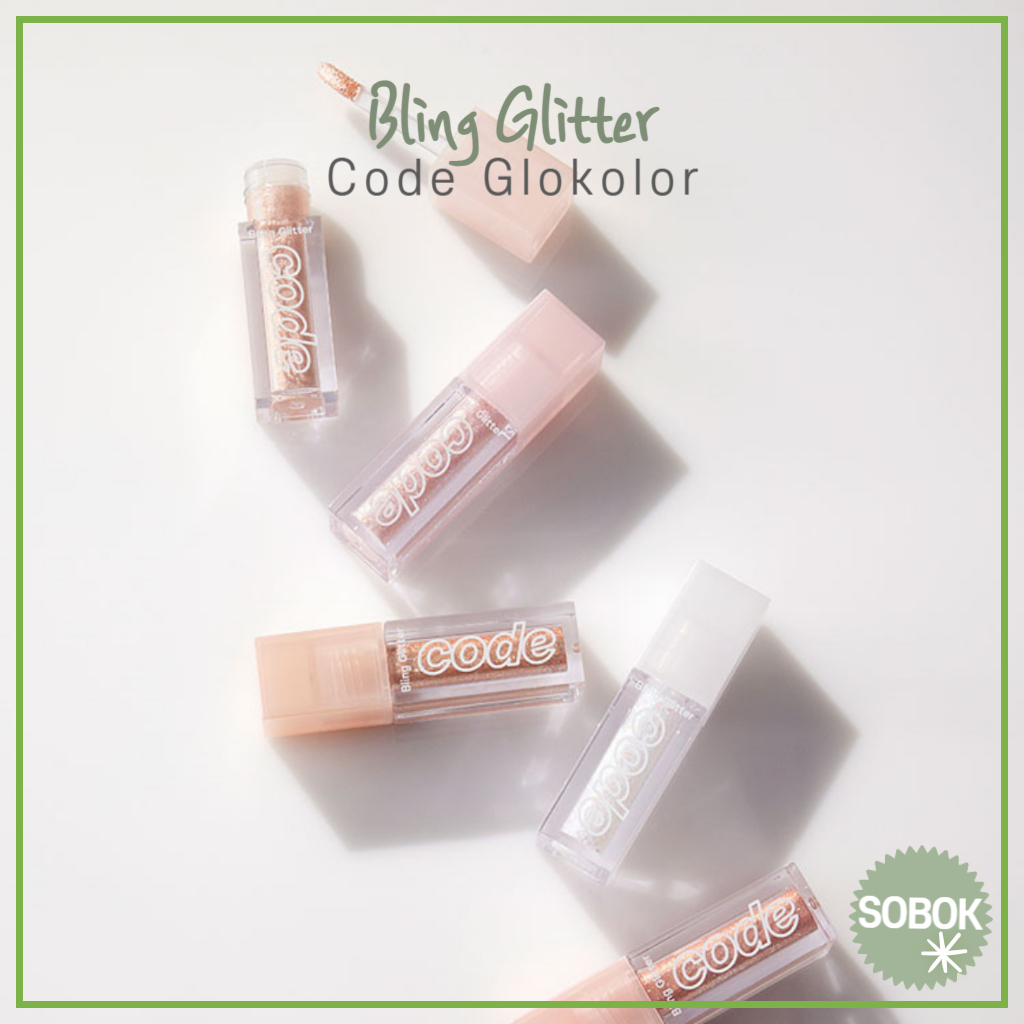 [Code Glokolor] Bling Glitter อายแชโดว์เจล กลิตเตอร์ 5 สี 4.5 กรัม