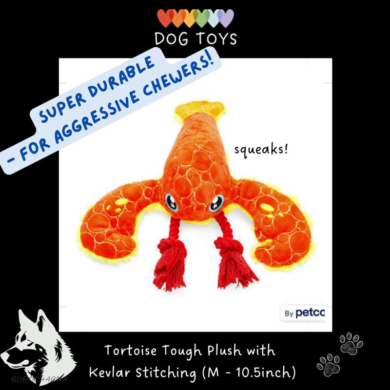 [SG] SUPER TOUGH ของเล่นสุนัข Kevlar Petco Aggressive Chewer ลูกสุนัขของเล่น Big Dogs