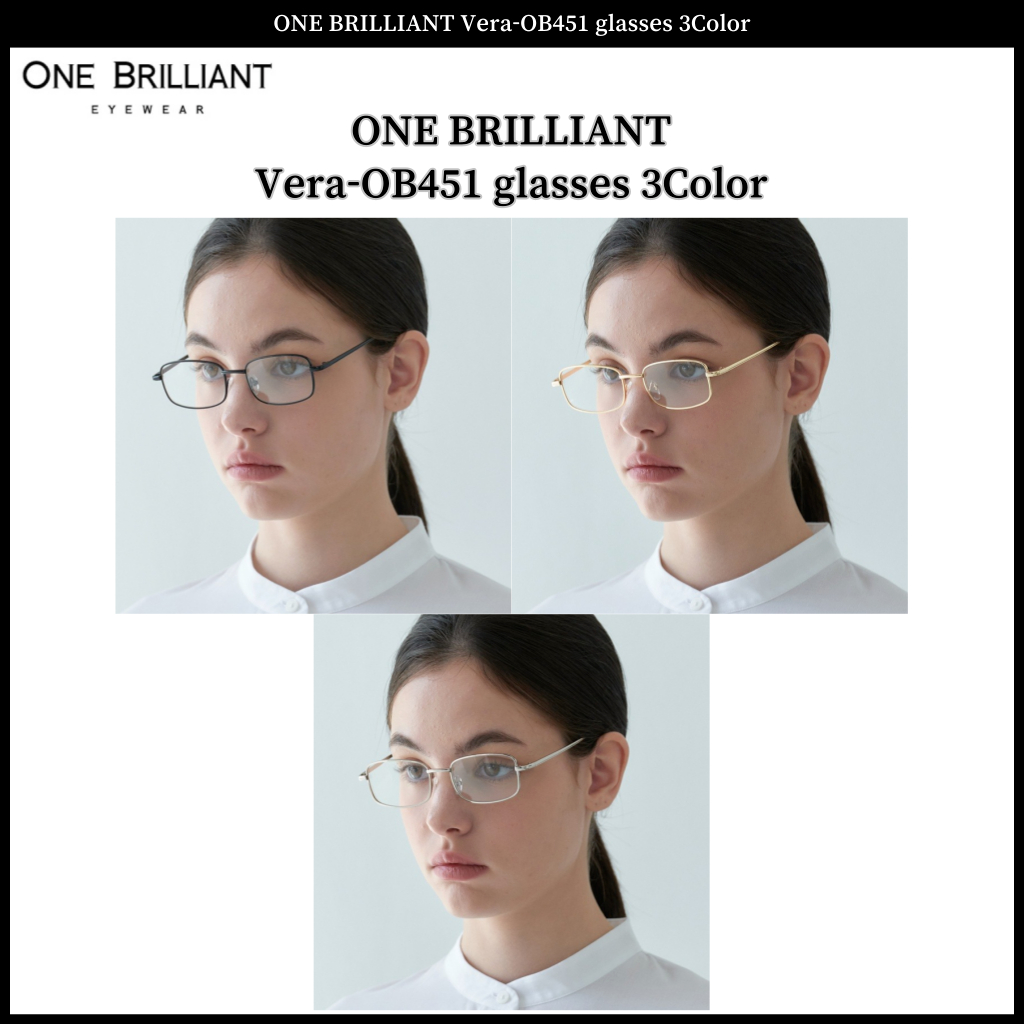 One BRILLIANT Vera-OB451 แว่น 3 สี
