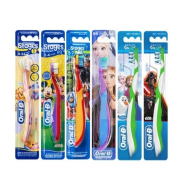 [Oral_B] แปรงสีฟันเด็ก Step 1 Step 2 Step 3 Step 4 แปรงสีฟัน