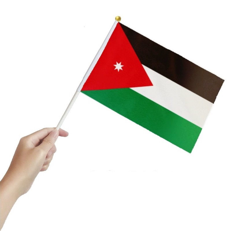 Spot Delivery 79 Jordan 5PCS Hand-Waving Flag 14*21*30 ซม.ธงโลกแฟน Props วันชาติ Meting Club Flags