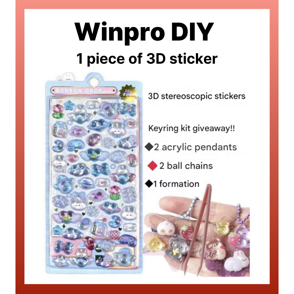 Winpro DIY One 3D sticke 1 ชิ้น