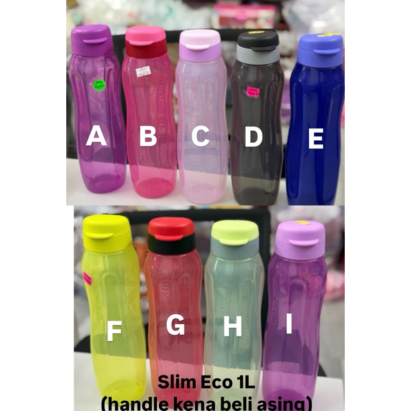 Tupperware Slim Eco Bottle 1L ทัปเปอร์แวร์ ขวดนิเวศบาง 1000ml