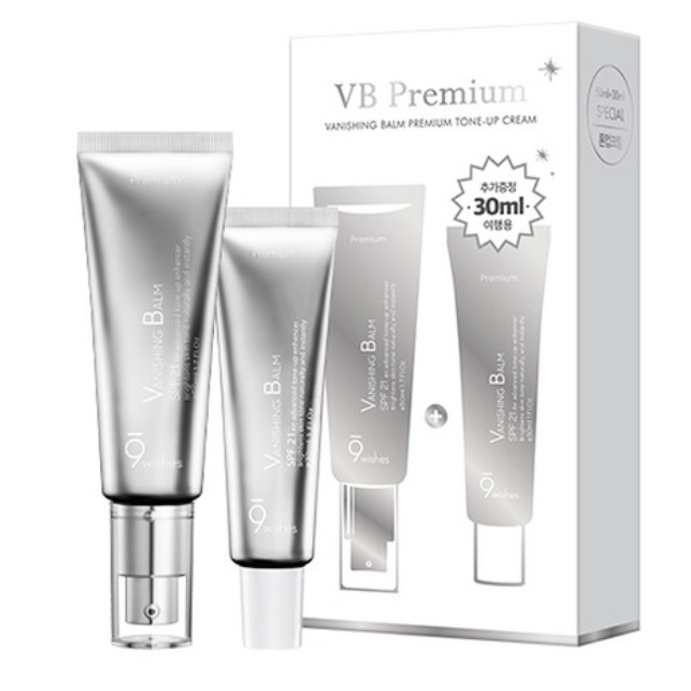 Nine WISHES 9Wishes VB Premium Tone Up Cream (50ml + 30ml)