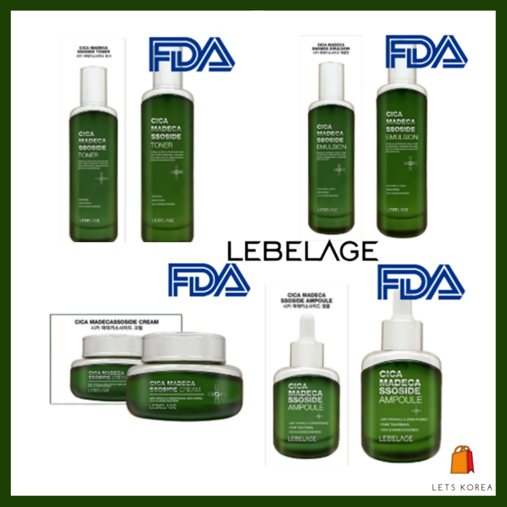 [KOREA] LEBELAGE Cica Madecassoside Line Toner/Emulsion/Ampoule/Cream (ได้รับการอนุมัติ FDA)