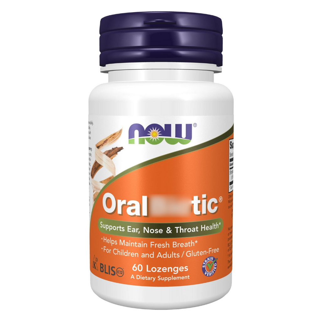 Now Foods OralBiotic Lozenges, 60 นับ, ผลิตในอเมริกา