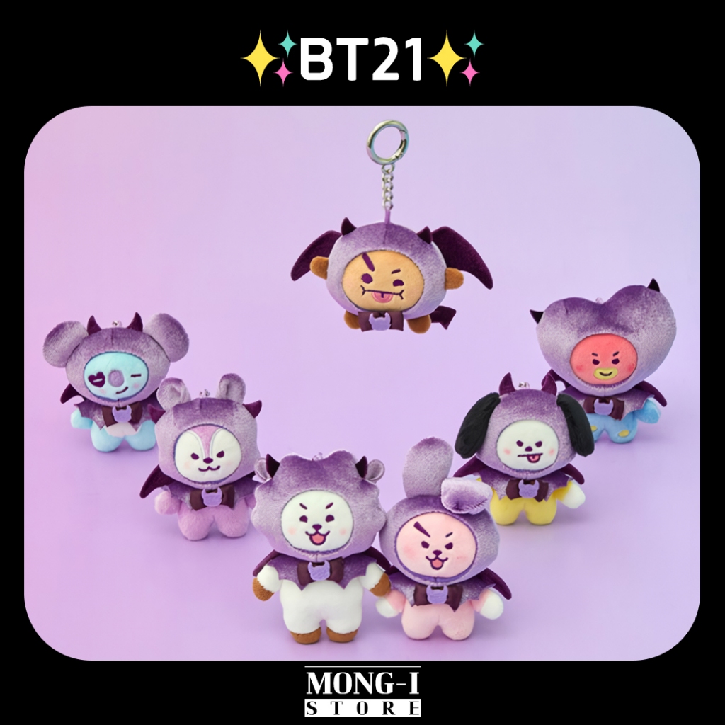 ✨BT21✨ Villain PLUSH KEYRING [ANGEL & VILLAIN]
