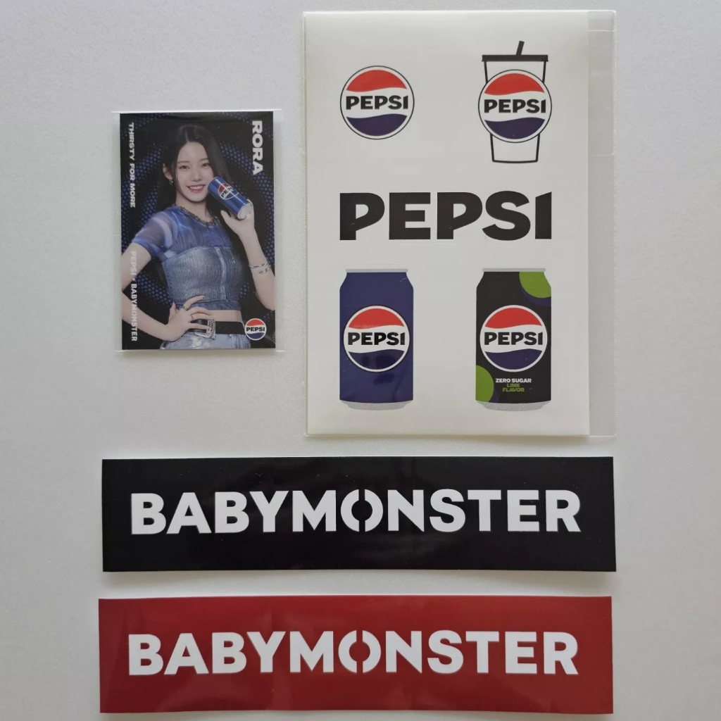 BABYMONSTER อัลบั้มขนาดเล็กที่ 1 [BABYMONS7ER] POP-UP STORE EVENT PEPSI PHOTOCARD SET
