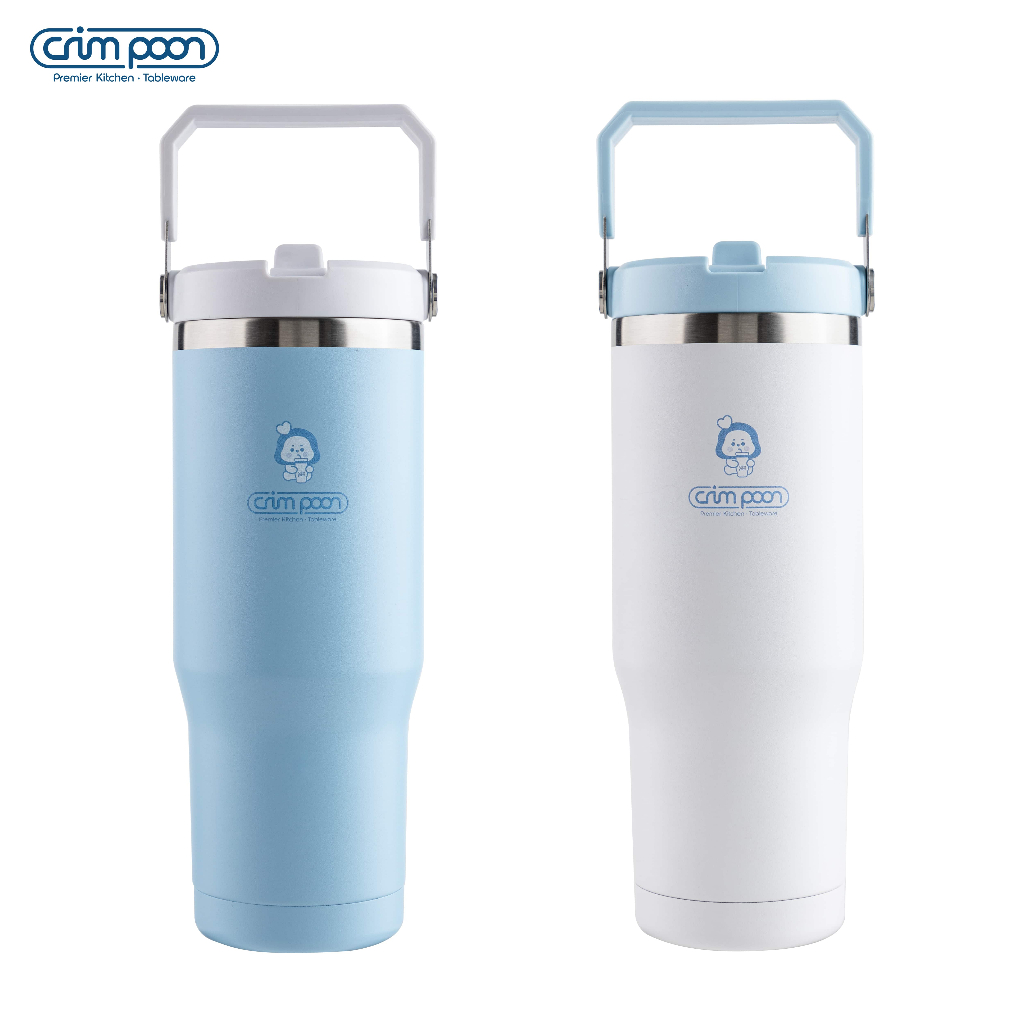 [CRIMPOON] Pupuri Character Couple Tumbler 950ml 32oz