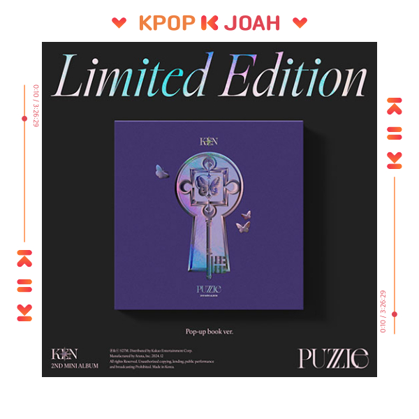 [LIMITED] (POP-UP BOOK ver.) KEN (VIXX) [PUZZLE] 2nd MINI ALBUM (27th Dec.2024)