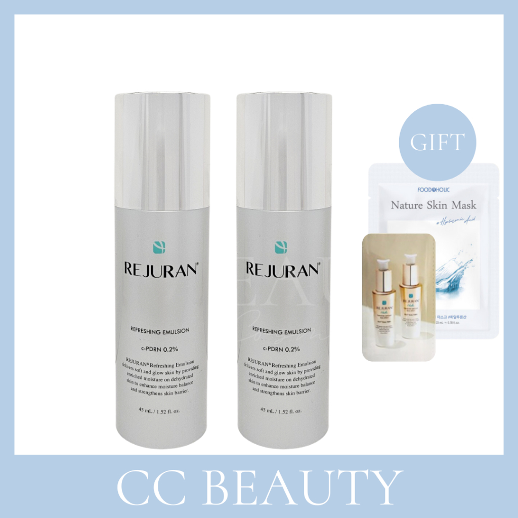 Rejuran Refreshing Emulsion (45ml)/ Hydrating, Soothing, Anti-Aging Moisturizer สําหรับผิวเปล่งประกาย