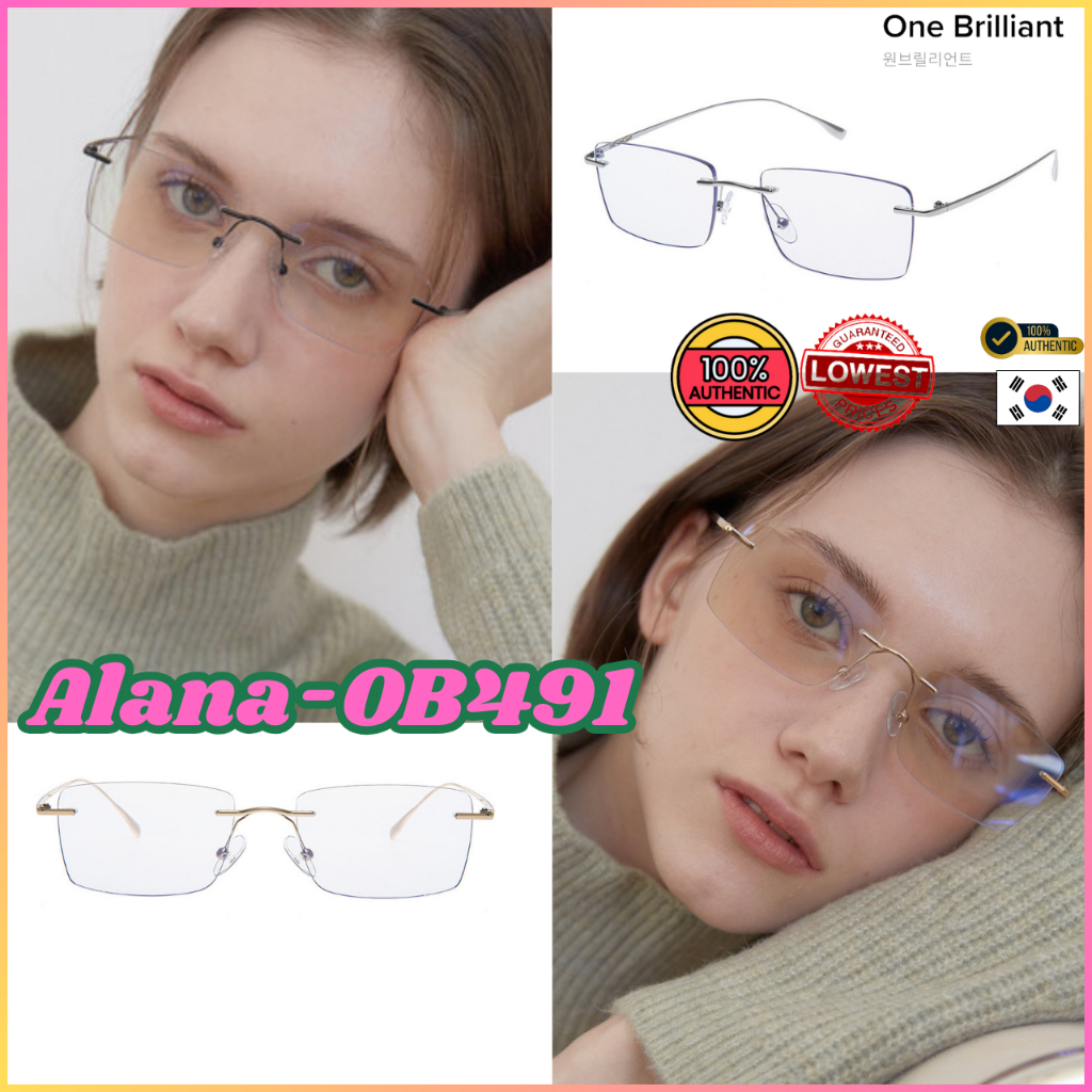 [One Brilliant] Alana-OB491/3Color/Alana-OB491-Black, Alana-OB491-Silver. Alana-ob491-ทอง