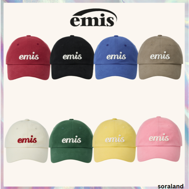 [EMIS] APPLIQUE BALL CAP 13 สี