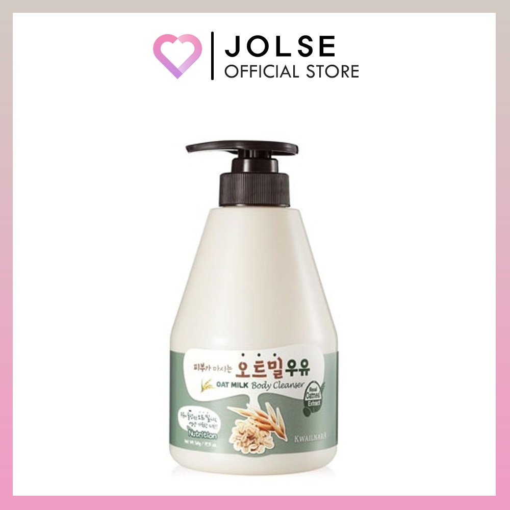 Kwailnara ข้าวโอ๊ต มิลค์ บอดี้ คลีนเซอร์ 560g