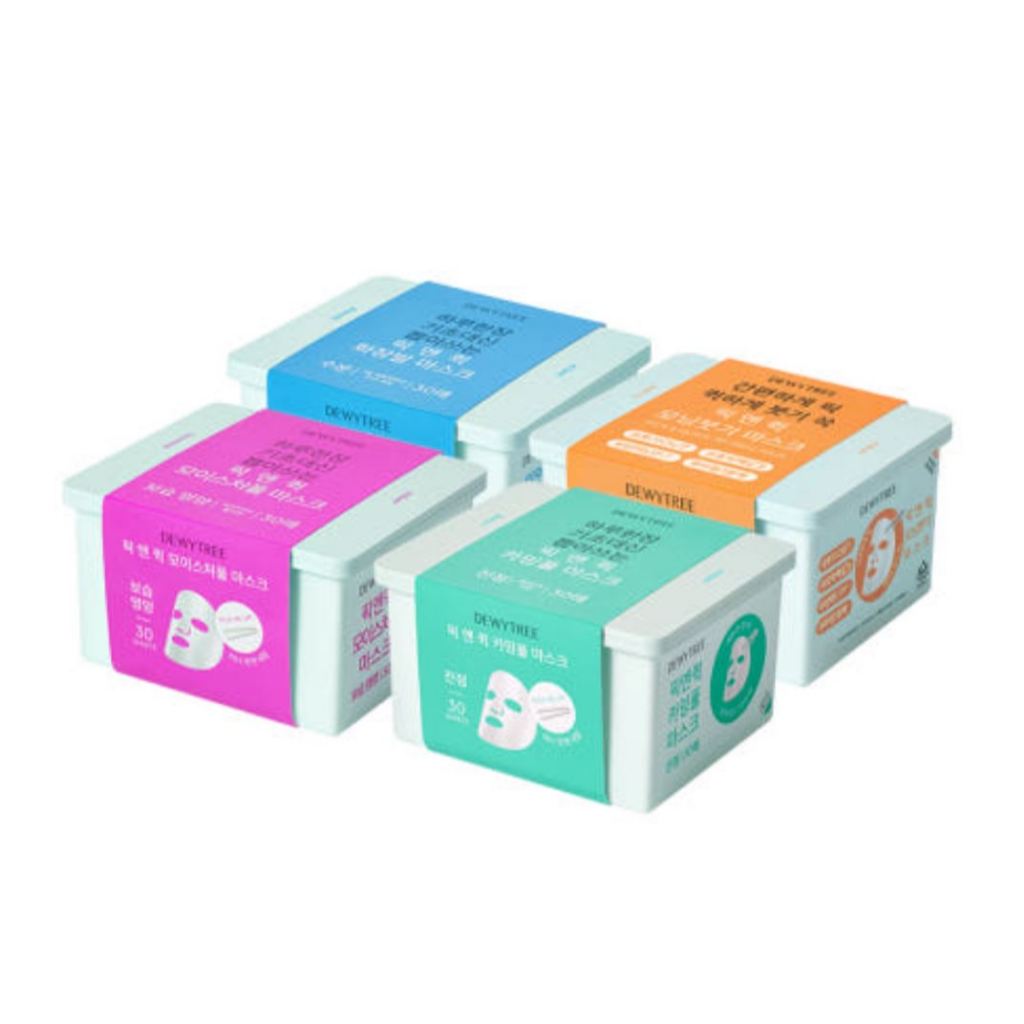 DEWY PICKTREE & QUICK 30 DAYS MASK (30 แผ่น) (4 ตัวเลือก)