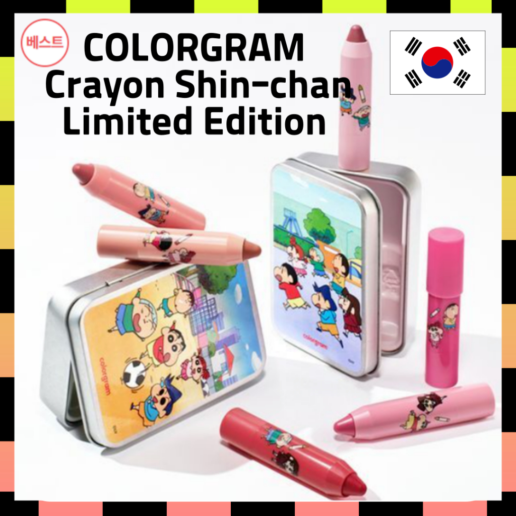 [COLORGRAM] Lip Crayon Set [Crayon Shin-chan Limited Edition]