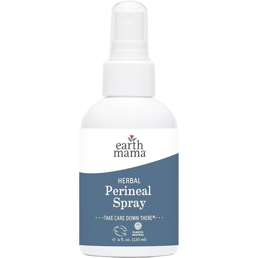 Earth Mama สเปรย์สมุนไพร Perineal 4oz | บรรเทาความเย็นหลังคลอด | หมอกอินทรีย์สําหรับการตั้งครรภ์