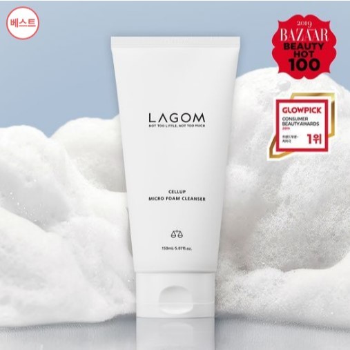 [Moisture Foam Cleanser] LAGOM Celeb Micro Foam Cleanser 120 ml