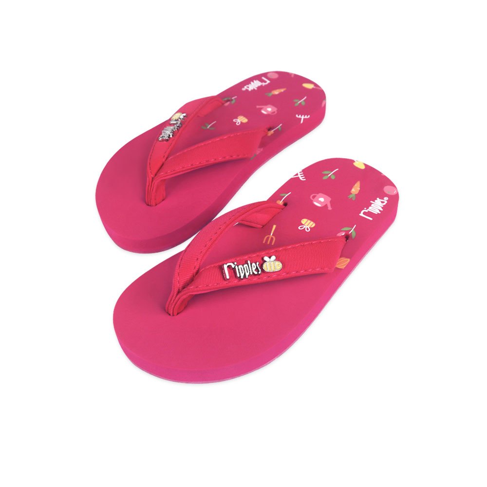 รองเท้าแตะ Ripples Gardening Little Kids สีชมพู
