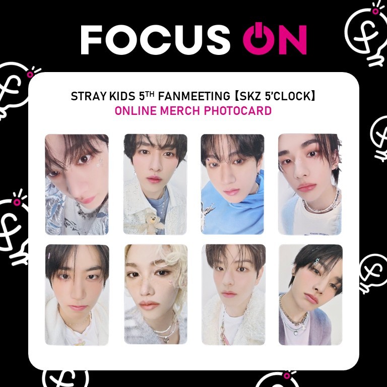 STRAYKIDS SKZ 5TH FANMEETING SKZ 5'CLOCK MERCH PHOTOCARD