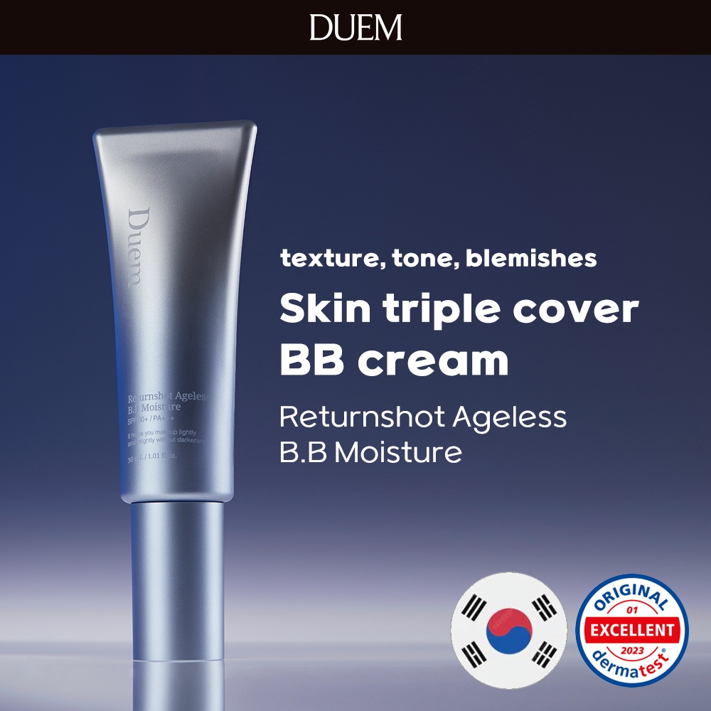 [DUEM] Return Shot Ageless BB Moisture 30ml (SPF50+) Compound Peptides and Deer Componenel Aging Car