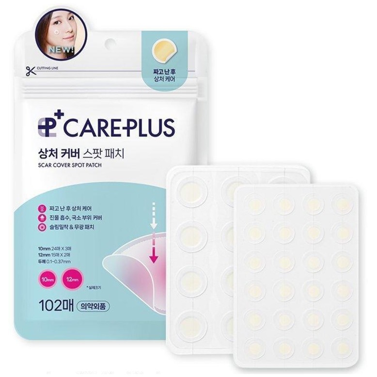 Careplus Spot Patch 102+24 ชิ้นการจัดการสิว