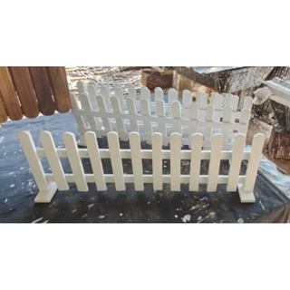 รั้วขาตั้ง งานไม้สักแท้100% สูง 20 ซม. 🥳🥳