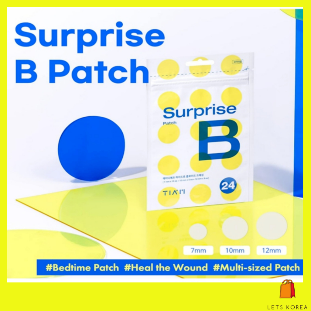 [TIAM] Surprise B Patch - แผ่นแปะสิวไฮโดรคอลลอยด์ (24EA / 96EA)