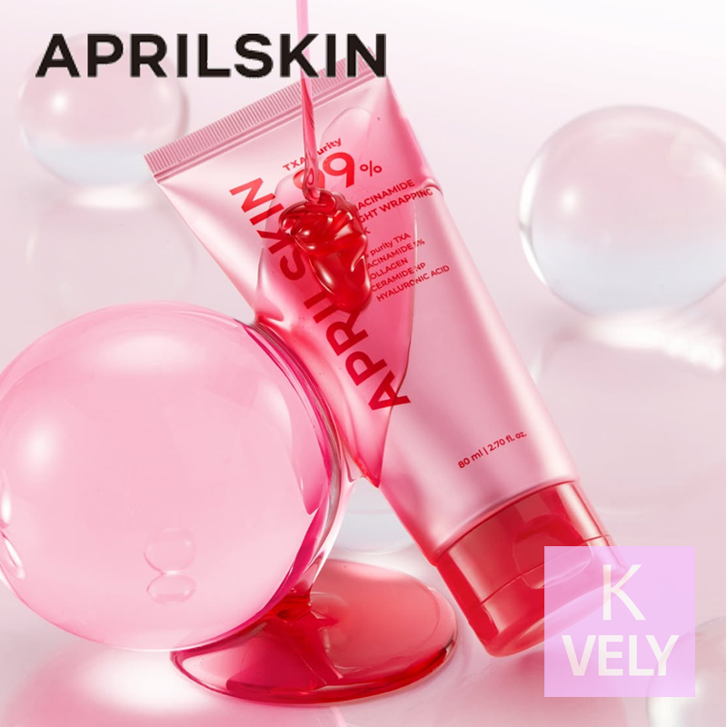 APRILSKIN TXA 99 Night Wrapping Mask 80ml / Brightening Sleeping Pack Mask / Tranexamic Acid Peel Of