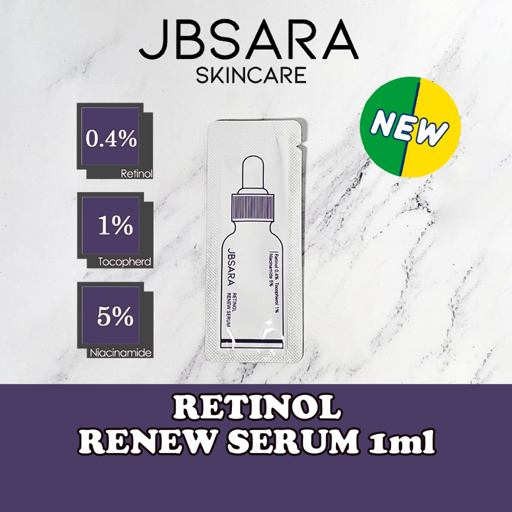Jbsara retinol renew เซรั่ม 1ml จัดส่งจากเกาหลี