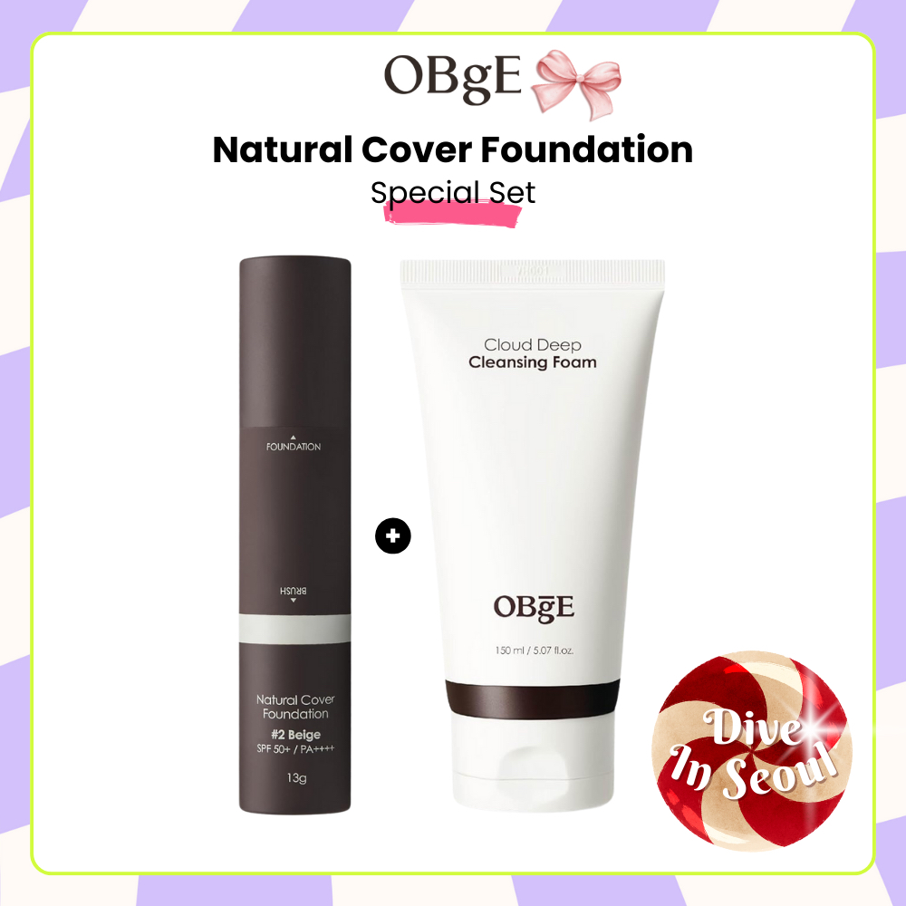 [OBgE] Natural Cover Foundation Stick Special Set – 3 สี / 13g