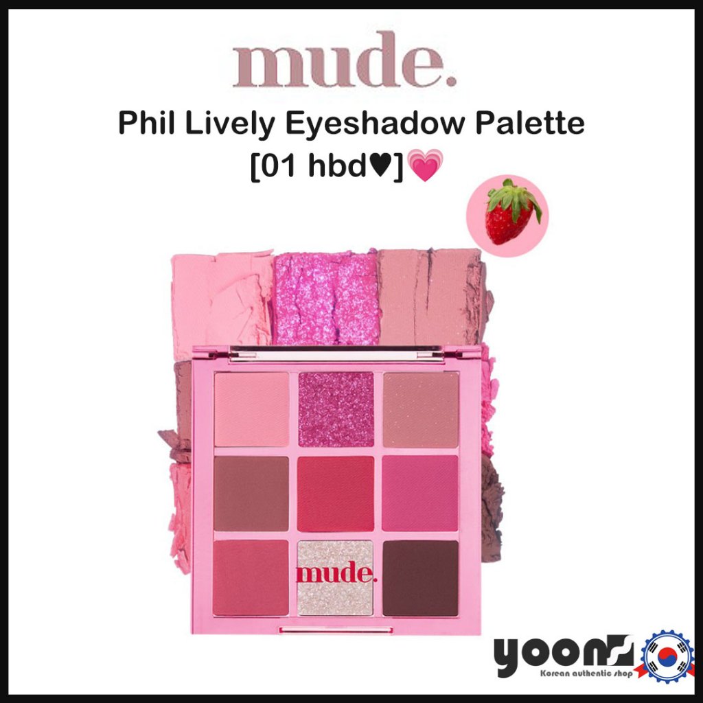 [Mude] Phil Lively Eyeshadow Palette [01 hbd♥]_จากเกาหลี