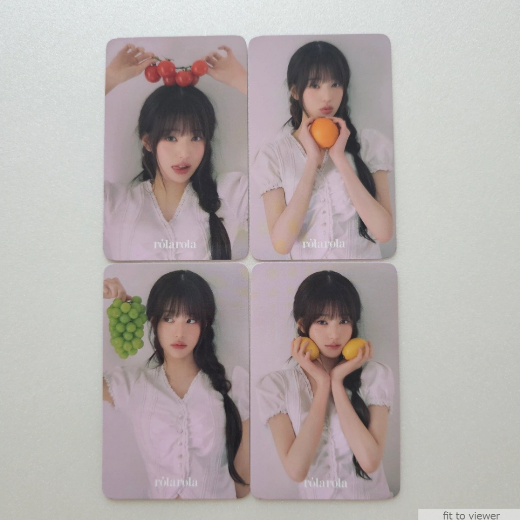 IVE JANGWONYOUNG x rolarola โปรโมชั่น PHOTOCARD SET - 24 JUN