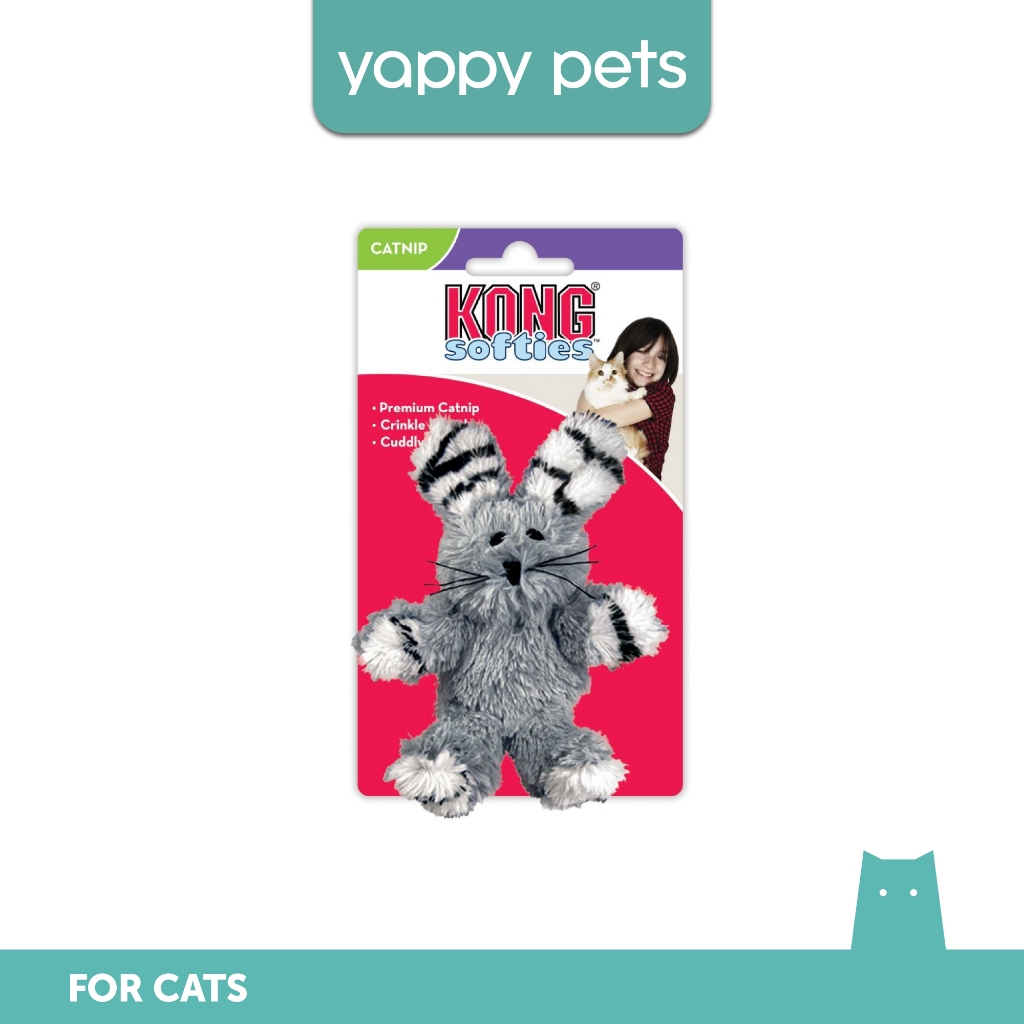 KONG Softies Fuzzy Bunny Assorted Fuzzy Bunny Assorted