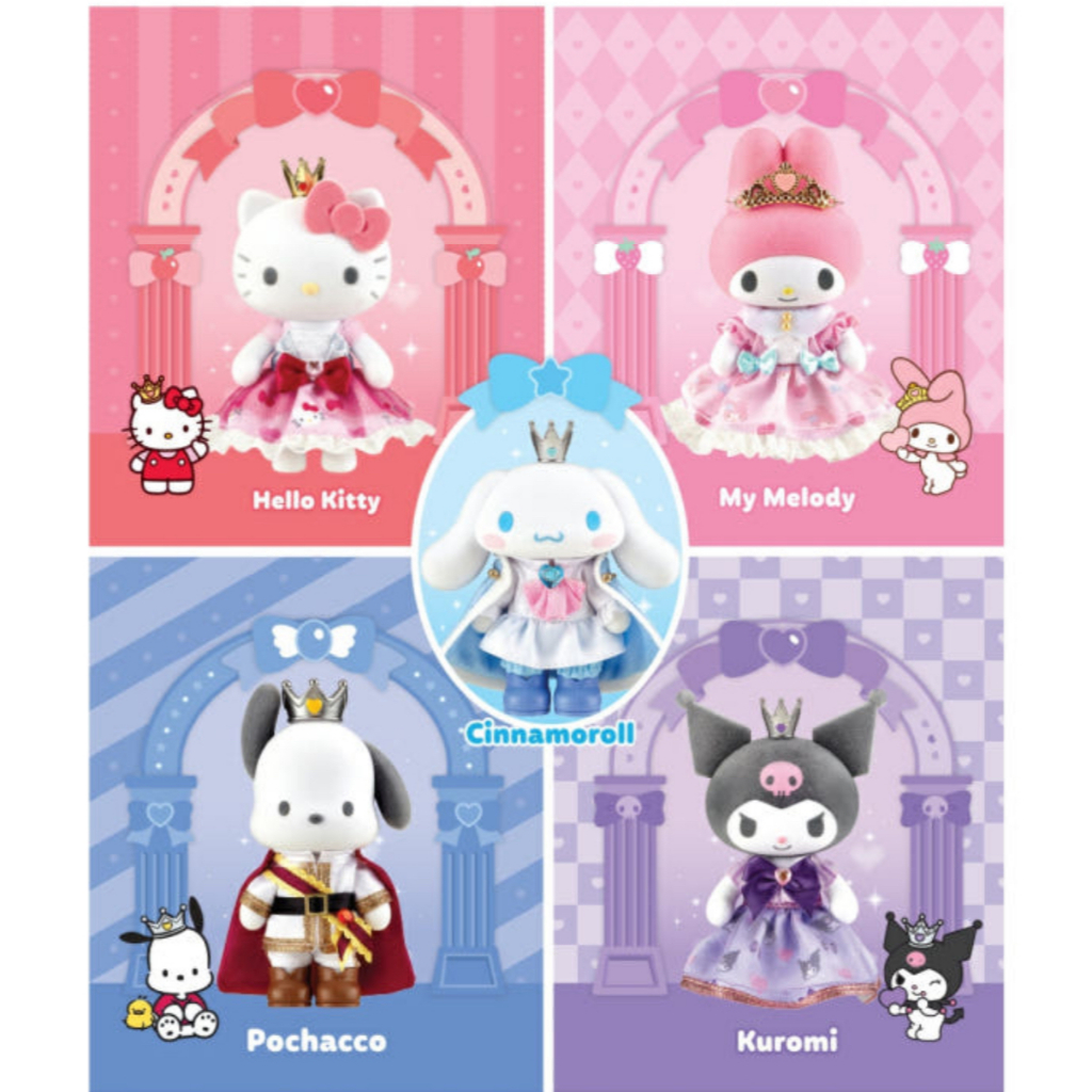[Sanrio] ตุ๊กตาฟิกเกอร์ Hello kitty Kuromi My melody Pochacco Cinnamoroll