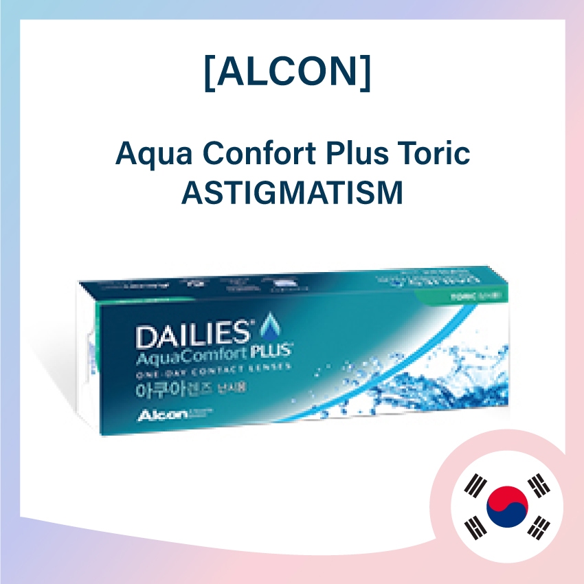 [ Alcon ] Dailies Aqua Comfort Plus Toric Astigmatism คอนแทคเลนส์รายวัน (30 ชิ้นต่อกล่อง)