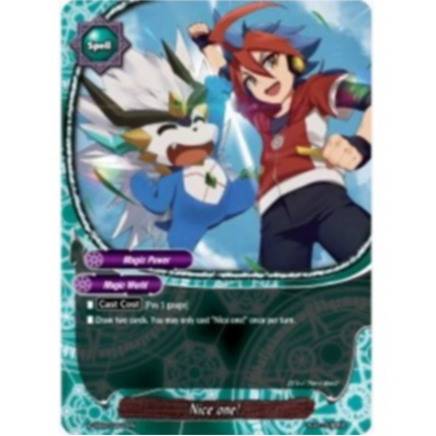 การ์ดอนาคตภาษาอังกฤษ Buddyfight Nice one! - S-SS02: เด็คการ์ก้า 3 ใบ! ผลกระทบ! Triple Punisher TD / 
