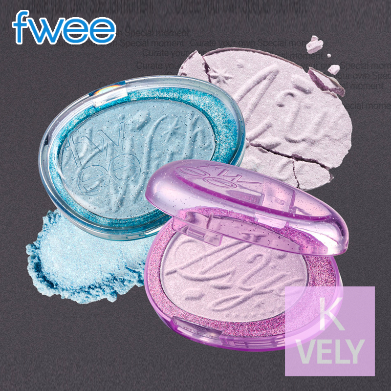 FWEE Glitz Stone Highlighter (12 สี) / Cool Tone Warm Tone Multipurpose / Eyeshadow Highlighter Comb