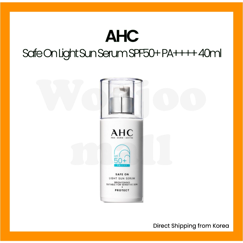 [AHC] Safe On Light Sun Serum SPF50+ PA++++ 40ml