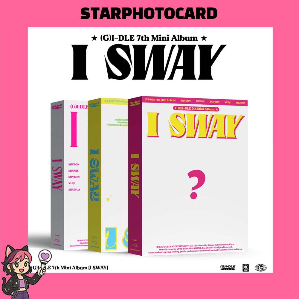 [READY STOCK] (G)I-DLE 7th Mini Album - I SWAY